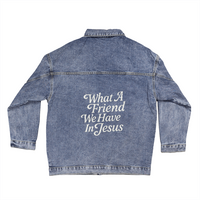 What A Friend We Have In Jesus Denim Jacket