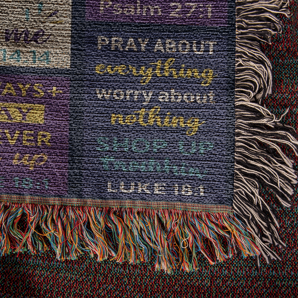 Child of God Christian Scripture Blanket
